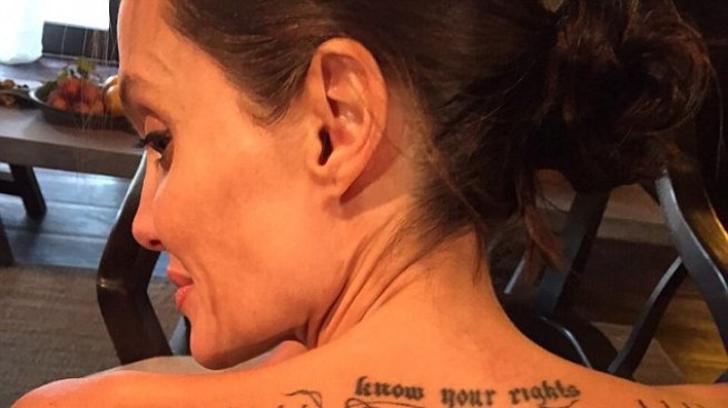 Странни татуировки – причината за раздялата на Бранджелина?