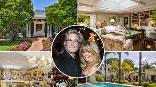 Уютното имение на Голди Хоун и Кърт Ръсел