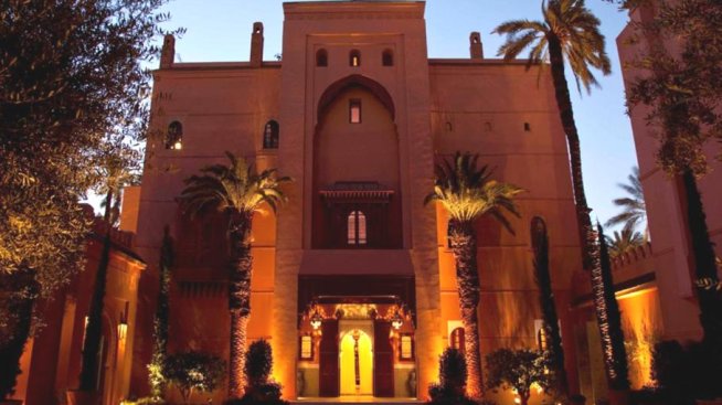 Марокански хотел като екзотичен арабски замък