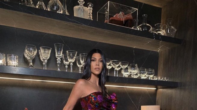 Кардашян заедно за рождения ден на Кортни