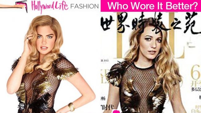 Блейк и Кейт Ъптън като близначки в два броя на Elle