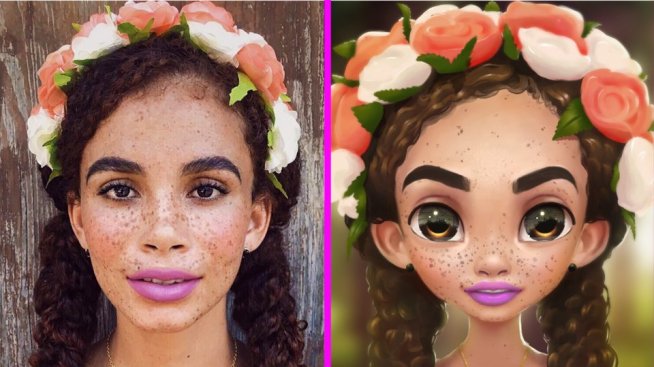 Като героите от Дисни: Жена гримира по уникален начин