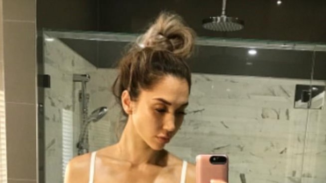 Само седмица след раждането: Фитнес модел показа зашеметяващо тяло