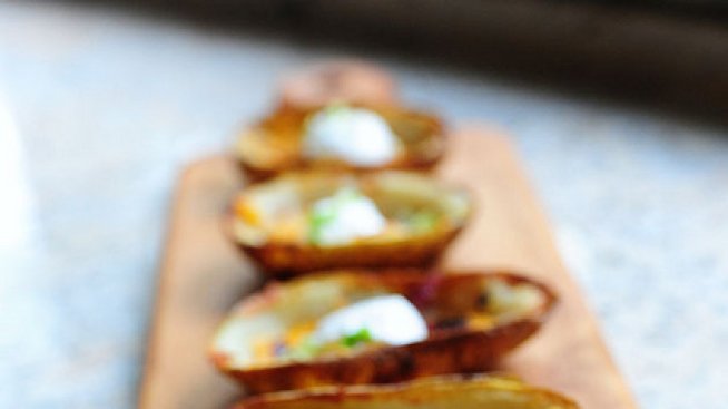 Картофени кожички с пълнеж
