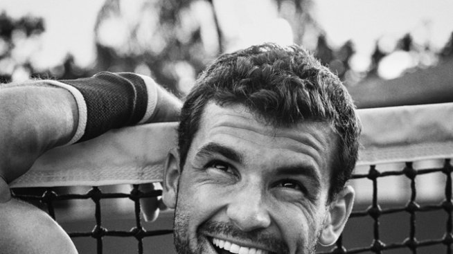 Григор Димитров се съблече за списание Interview