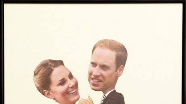 Уилям, Кейт и Тарантино в колажи