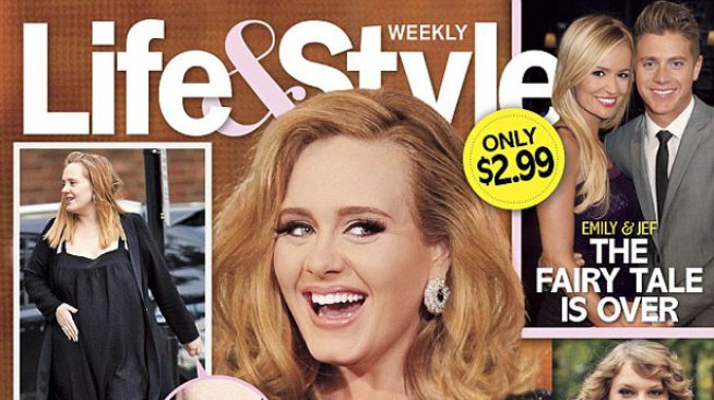 Адел с тайна сватба?