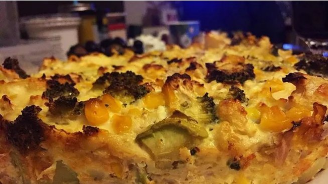 Солена торта без тесто