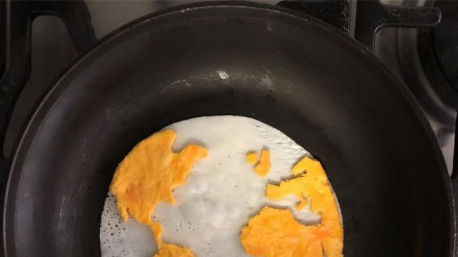 Яйцата на очи също могат да бъдат изкуство