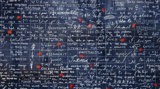 Стената на любовта в Париж