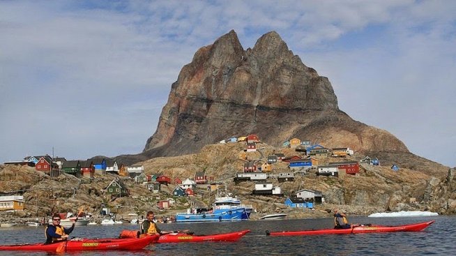 Красивият остров Уманак в Гренландия