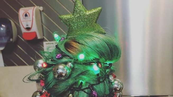 Нов тренд: Прическа тип коледна елха