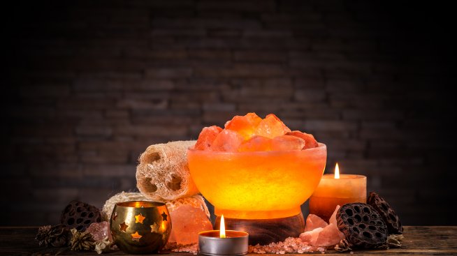 Лампа с хималайска сол за по-чист въздух