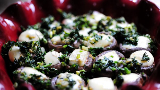 Гъби със сирене Бри