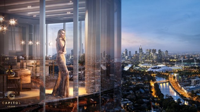 Чарлийз Терон и луксозната архитектура