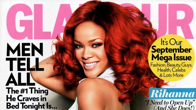 Риана засия за "Glamour"