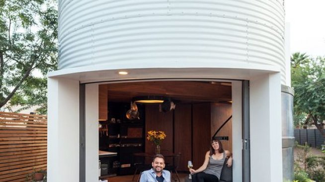 Как силоз за фураж се превърна в кокетна къща