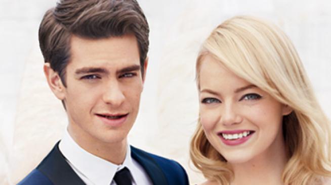 Ема Стоун и Андрю Гарфийлд, събрани от супер герой