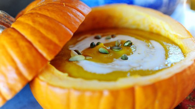 Ароматна тиквена супа