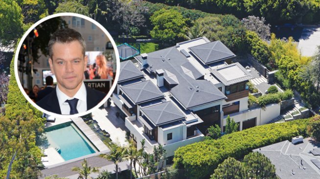 Мат Деймън се разделя с имота си в Лос Анджелис