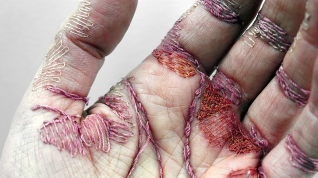 Да използваш собствената си кожа като платно