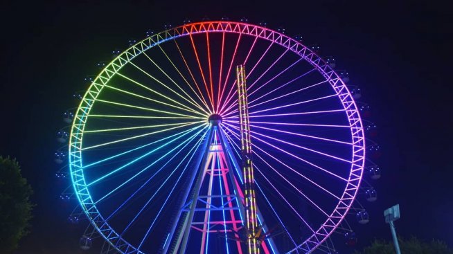 Второто най-високо виенско колело се завъртя в Турция