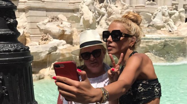 Венета Харизанова отмаря в Рим