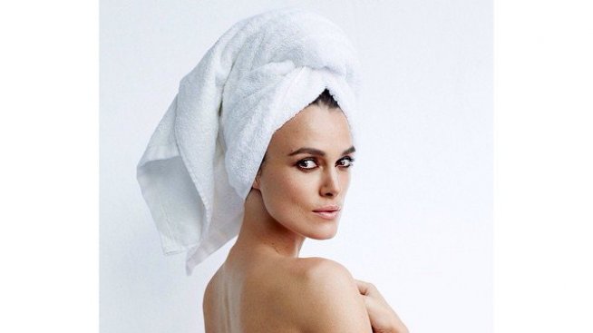 Кийра Найтли е поредната звезда, която позира по хавлия за Марио Тестино