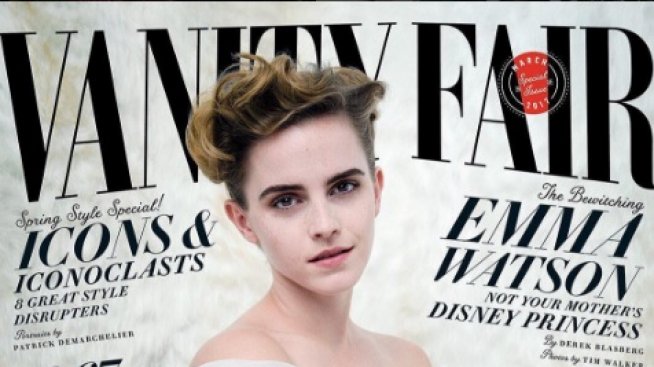 Ема Уотсън свали дрехи и задръжки за Vanity Fair