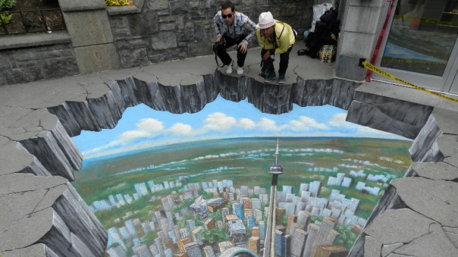 Уникални 3D улични творби