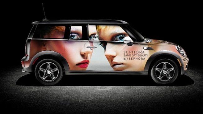 Sephora гримира mini cooper