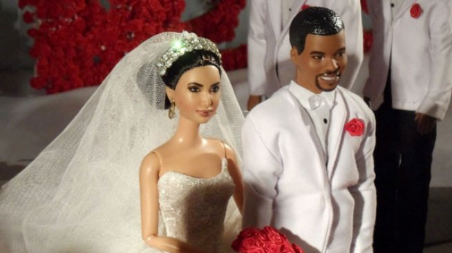 Сватбата на Ким и Кание вече е и в Барби вариант