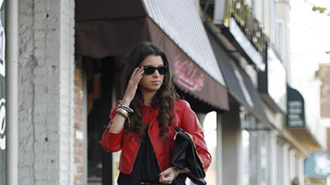 Градски стил: Черно и червено