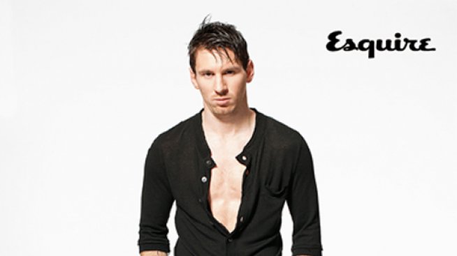 Лионел Меси засне първата си корица - за сп. Esquire