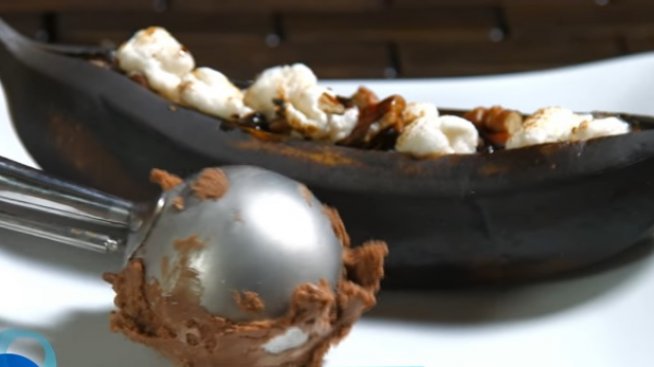 Видео рецепта: Печен банан