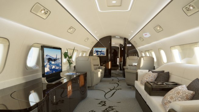 Надникнете в частен самолет за 53 милиона долара