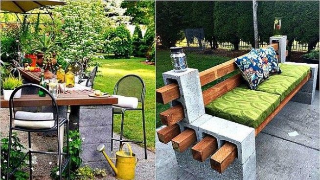 Идеи за градината в индустриален стил