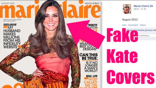 Фалшива корица с Кейт Мидълтън вбесява читателите