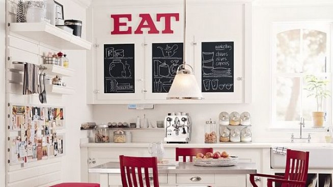 Дъска за писане като интериорен детайл у дома