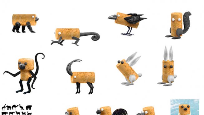 Коркови тапи с оригинален дизайн