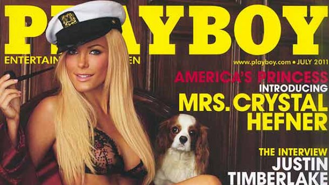 Кристал Харис в новия Playboy...с лека промяна