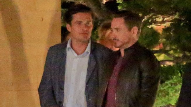 Орландо Блум излезе на вечеря с Робърт Дауни Джуниър и Стинг