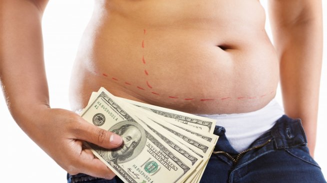 Коремните тлъстини стават подплънки за дупе