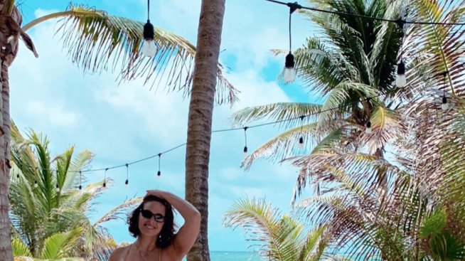 Ашли Греъм показа прелести в Мексико