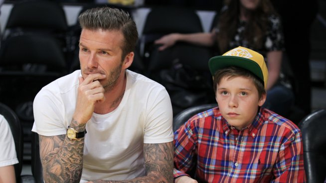 Бруклин Бекъм "получи" Ъшър за рождения си ден