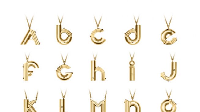 Инициали в бижутата