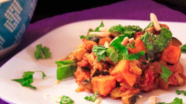 Марокански зеленчуков танджин