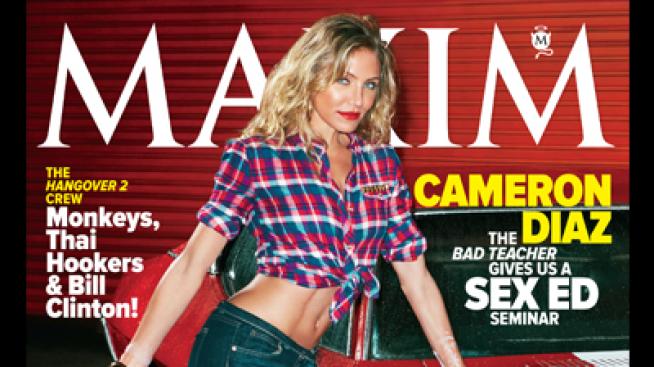Лошата учителка Камерън Диас в Maxim