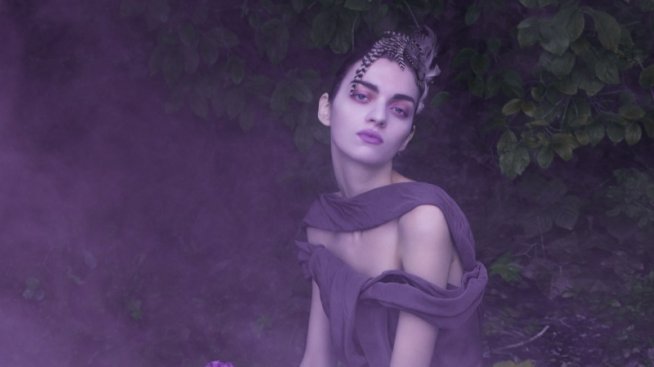 Като горска нимфа