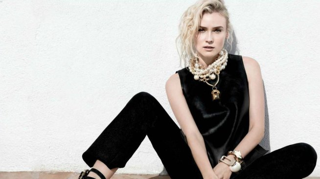 Хладната красавица Даян Крюгер показва огнената си страна